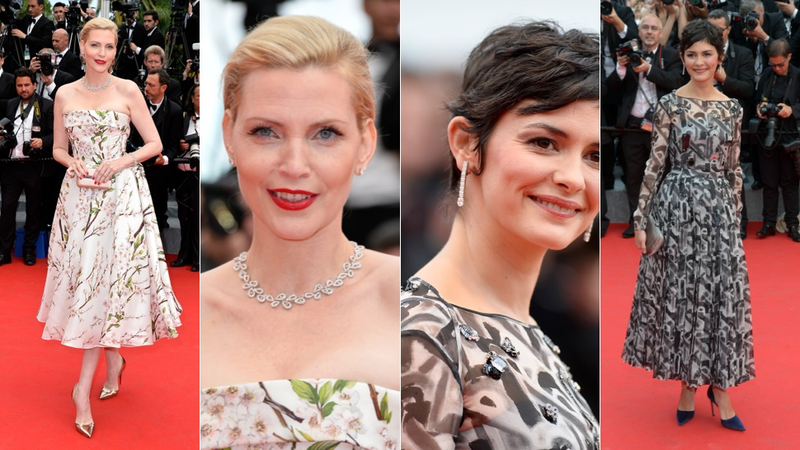 Illustration for article titled Regal Gowns and Hideous Hair at the Cannes Grace of Monaco Premiere